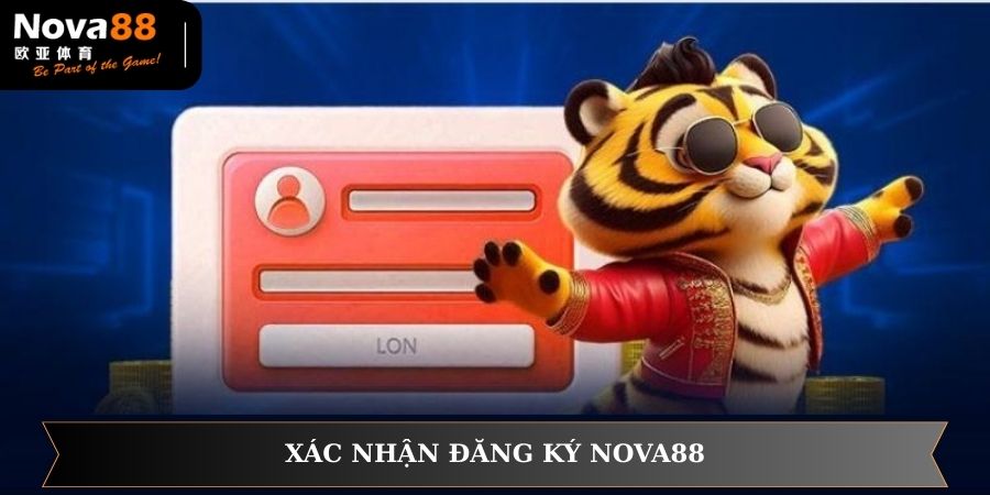 Xác nhận đăng ký NOVA88